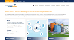 Desktop Screenshot of envirochemie.com